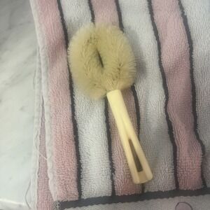 VTG Stanley Quality Plus 6" Complexion‎ Brush w Original Box Washed And Clean